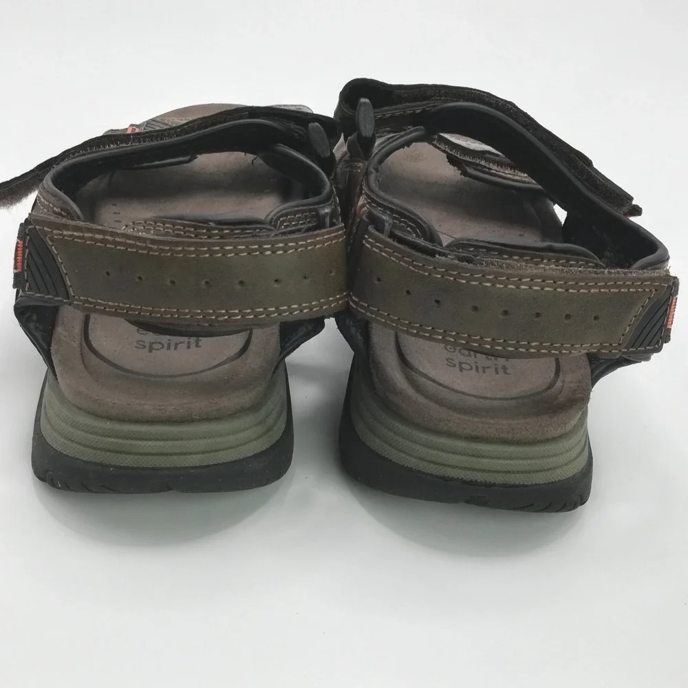 Earth Spirit Shoes Mens Sandals Brown Gelron Hiking Terrain Trail River 7